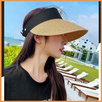 밀짚 모자 썬캡 햇빛 가리개 라탄 여름 여성 자외선 차단 추천 스타일 디자인 여친 룩 외출 데이트 패션 보호 가리개 UV 디자인 여름 휴가 프로텍션 방학 피서 해변 소풍 피크닉 실용 예쁜 여자 리빙 다목적 가성비 다용도 LKC301