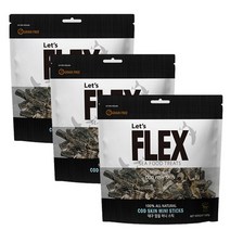 FLEX 대구껍질 미니스틱 500gx 3개 코드스킨 애견간식, 상세페이지 참조