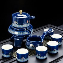 티포트세트 홍차잔 Teapot Bozzh 8 pcs 가정용 도자기 차 주전자 중국 고전, a