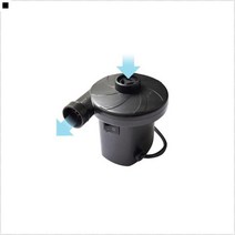 시거잭장착 자동차에어컴프레서 여름물놀이용 3가지노즐포함 시거잭에어펌프 차량공기주입기