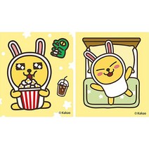 카카오 홈 무지 (2종) 스티커 보석십자수, 단품