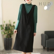 휴드 러시 루즈핏 레이어드 원피스