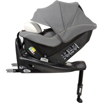 LEAMAN (리먼) ISOFIX 고정 차일드 시트 회전식 신생아로부터 4세 라쿨 내추럴 애쉬 그레이 0개월~35027, 01 애쉬 그레이