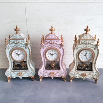 클래식 탁상 오르골 시계 3color, 아이보리