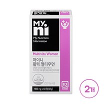 마이니 여성 남성 멀티비타민 미네랄 종합 영양제 칼슘 마그네슘 활력 비타민 E A C D K B군 B1 B2 B6 B12 엽산 비오틴 나이아신 판토텐산 아연 셀레늄 구리 철분 캡슐, 2박스, 마이니 여성 멀티비타민 미네랄 60정
