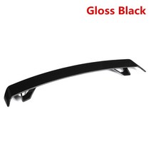 스팅어 스포일러 에어로파츠 new car rear trunk boot 립 스포일러 윙, 글로시 블랙, 아우디