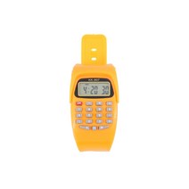 시계 다목적 전자 계산기 손목 패션 실리콘 날짜 시계 드롭쉬핑, 04 Orange