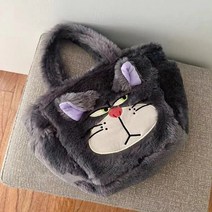 에코퍼가방 패딩 밍크 뽀글이 버킷 페이크퍼 백 가방 맛있는 가격 . 소녀 만화 봉제