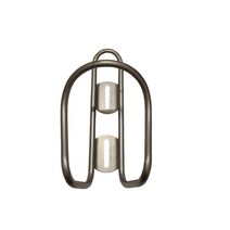 티타늄 초경량 자전거 물통 케이지 홀더, Raw Titanium