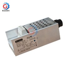 ac모터속도조절기 10000W SCR 25A 전압 조정기 조광기 스위치 속도 컨트롤러 온도 조절기 제어 AC 110V 220, 한개옵션0