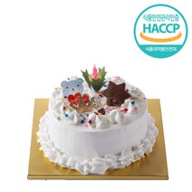 메이드케이크 1호케익 만들기세트 유치원 생크림, 쿠R 생일케익_1호_냉매포장(3-4세트), 쿠R 본상품선택