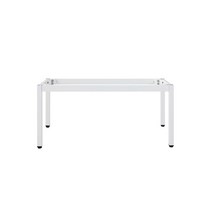 가구백서 좌식 거실 소파테이블 일자 다리 철제 프레임, 900X400, 화이트