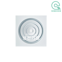 금강산업 각원형 디퓨져(행거형)(125파이) (1BOX=12EA), 화이트