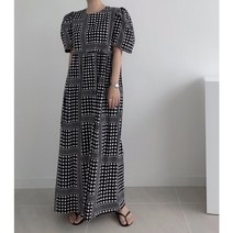 여름 반팔롱원피스루즈핏 플라워패턴 맥시 핏예쁜원피스 에스닉 예쁜패턴