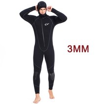프리다이빙 슈트 서핑 수트 잠수복 잠수복 3mm 스쿠버 다이빙 정장 남성 네오프렌 수중 사냥 서핑 전면 지퍼 스피어 낚시 따뜻한 방수 장비, XL