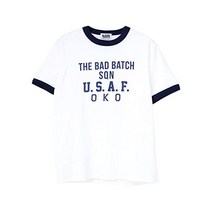 일본발송 (페로우즈) PHERROWS 21S-PRT 2 Mens Short Sleeve USAF Military Print Ringer T-Shirt