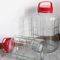 다양한 저장 용기 보드레 효소병 5L 18L 유리 술병 담금 주병 과실주병 포도주병, 보드레효소병 5L