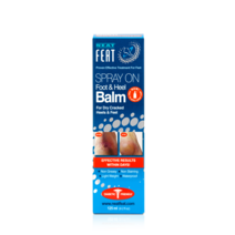 neat feat 발뒤꿈치 밤 스프레이 라이트 공식 갈라진 발 비 느끼함 heel balm spray light formula cracked feet non greasy, 125ml