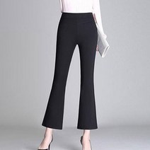 다몬딱 여자바지 스판 부츠컷 팬츠 여자여름바지 밴딩바지