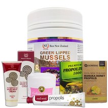 GreenTop Mussel + Glucosamin 1000mg 그린탑 머슬 초록입홍합 글루코사민 1000mg 캡슐 500정, 치약 + 콜라겐 크림 100g