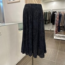 올리비아로렌 SH02 패턴 프린트 주름 스커트 VOBDLXM4311