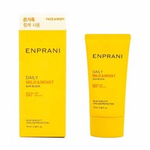 S/N508022+엔프라니 데일리 선블록 페이스 엔 바디 UV 블루라이 자외선차단 썬크림 선크림 여름크림 spf sp_S+D/GAB8691, 본상품선택