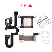 iPhone 7 8 Plus 근접 광 센서 플렉스 리본 케이블 이어폰 스피커 금속 브래킷 나사 용 1 세트 전면 카메라, [02] 7P With Brightness