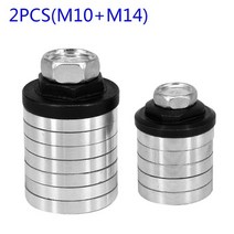 앵글그라인더 무선 전동 전기 소형 충전m10m14 앵글 그라인더 어댑터 변환 헤드 너트, 협력사, 2개 m10 m14