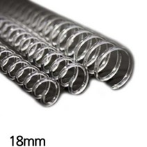 18mm 제본용 3대1 투명 스프링 플라스틱 코일 링 크리스탈링 플라스틱링 제본기 엄마표 홈스쿨링 필수품 문제집 분철 영어 교재 책 제본 연습장 만들기 학교 관공서 학원
