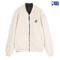 [NBA] 유니 팀로고 리버시블 보아 블루종 자켓 (N204JP101P)
