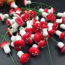미니 버섯 요정 이끼 테라리움 수지 공예 장식. 말뚝 10 개., 01 50pcs
