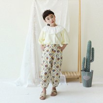 모모스토리 플라워 팬츠