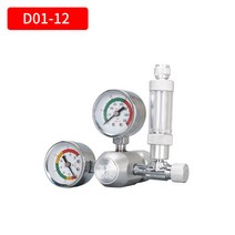 물고기 탱크 DIY CO2 레귤레이터 솔레노이드 ale버블 카운터 미세 조정 밸브CO2 반응 제어 시스템 감압 밸브, D01-12, CGA320