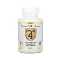 캘리포니아골드뉴트리션 이뮨 Immune 4 비타민C 비타민D 아연 셀레늄 베지캡슐 60정