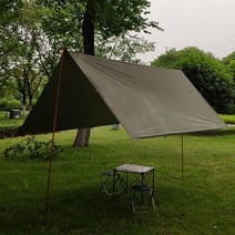 어닝천막 Astagear-초경량 생존 실버 코팅 방수 그늘막 타프 3x3m 4x4m 비치 텐트, 02 tarp 4m(L)4m(W)