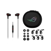 ASUS ROG Cetra II Core 인 이어 게이밍 헤드폰 액체 실리콘 고무(LSR제) 인라인 마이크 부착 3.5 mm 볼륨 컨트롤 18 g PS5 PS4 Switch PC 스마트폰
