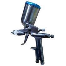 에어스프레이건(F2) 중력식 건타입 노즐: 0.5mm 소형칠 공예가구 부분정밀도색 분사량조절