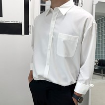 기본 커플 데일리 16컬러 링클 사계절 프리 베이직 여성셔츠 남성셔츠 촤르륵 남녀 셔츠