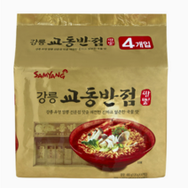 삼양라면 삼양 강릉교동반점 짬뽕라면120g X 4입, 4개입