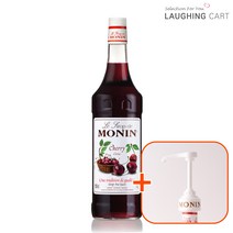 [러핑카트] 모닌 체리 시럽 1000ml+모닌 시럽펌프(과일분말증정)