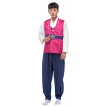 개량한복 고급 조선복족 의상 한복 남 한국 사복 개량 궁중대장금 전통 혼례복