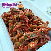 따봉프레시 한식명인 제29호 손맛 식감이 알싸하게 맛있는 궁채고추무침, 1캔, 150g