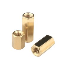 M2 50개 황동 스페이서 육각 지지대 너트 스탠드 오프 스텐드 스패이서 PCB 고정 볼트, M2 (50개), 14mm