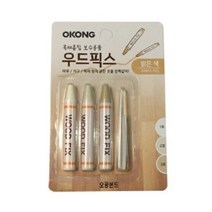 오공 가구 나무 목재 긁힘 파임 메꾸미 수리 스크래치 보수제 우드픽스, 색상, 어두운색