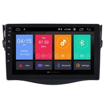 안드로이드 10 자동차 라디오 GPS 네비게이션 토요타 Rav4 2006 2007 2008 2009 2010 2011 2012 2 Din 터치스크린 스테레오 지원 카플레이/미러 링, android 2+32