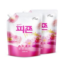 피죤 섬유유연제 2300ml 핑크, 2개