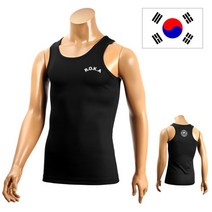 아미캠프 쿨론 로카 ROKA 검정 나시 군인 군용 민소매 런닝 티
