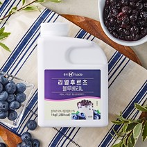 흥국에프엔비 리얼후르츠 블루베리L 1kg, 1개