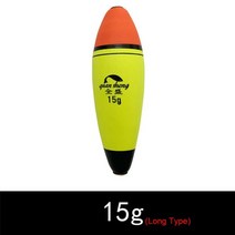 낚시 플로트 eva 탄성 소재 40g 부력 바다 물고기 플로트 낚시 도구, [04] Long Type - 15g