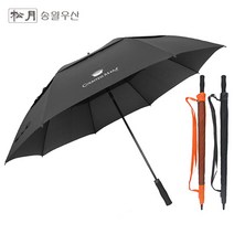 송월 고급 큰 골프 우산 초대형 튼튼한 의전용우산, (장방풍 80) 검정